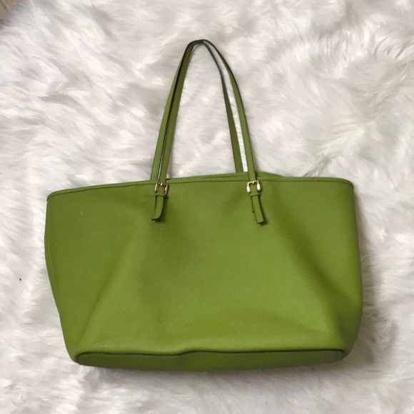 SOLD EBAY Michael Kors Jet Set Travel Tote Green - Picture 2 of 5